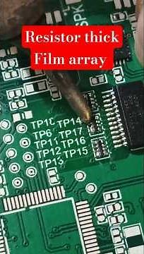 How to solder Resistor thick film array#electronics #smdsoldering #diy #soldertechdiy