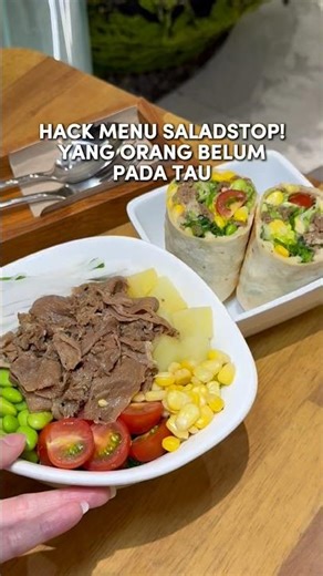 HACK MENU SALADSTOP! YANG ORANG BELUM PADA TAU‼️ #kulinerjakarta #jakarta #food