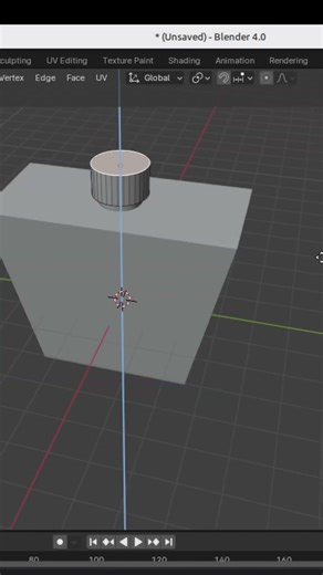 #blender #3dmodeling #blendertutorial #animation #3d Blender Beginner: Perfume Bottle in 30 Seconds