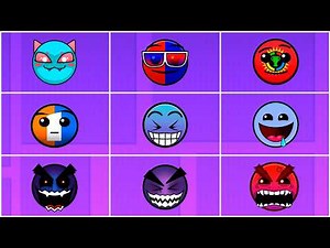 All Fire In The Hole Normal and Reverse | Geometry Dash