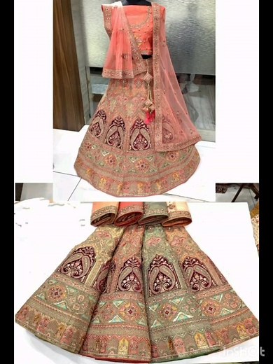 Ossmmm collection😍 full bridal blooming 💫 🌷🌺 ossmmm colors 💫✌ 🌺🌷osmmmm fabric ✌💫 🌷🌺 oammmm design😍 🌺🌷osmmmm fully handwork💕 Unbelievable price Booking number🦋 9971731216/784084812 | Radhe Krishna Vastra Bhandar