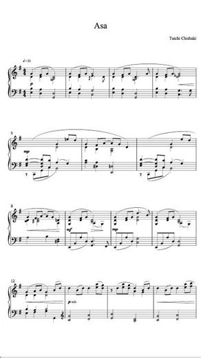 This is what the score looks like / Asa