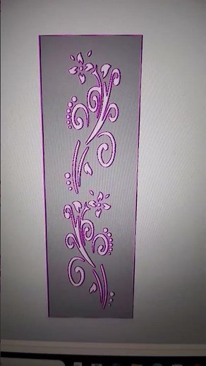 Modern Floral CNC Laser Cutting Design | DXF Pattern