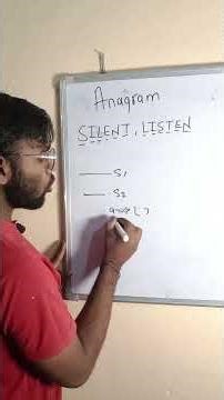 anagram in coding , java cpp and python , dsa concept