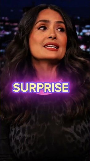Salma Hayek Reveals Her Fun Birthday Tradition 😂 #shorts #comedy