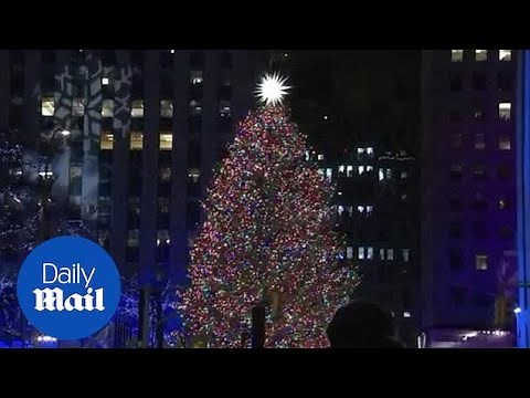 Watch the Rockefeller Center Christmas tree lighting in NYC