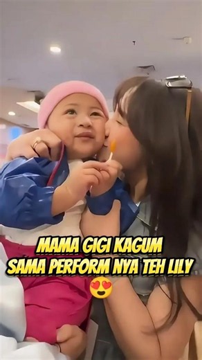 Mama Gigi amazed after seeing Teh Lily's performance on stage 😍 #rayyanza #raffiahmad #rafathar #...