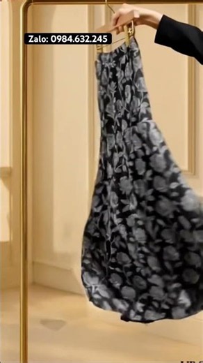 Soft and Cool Floral Chiffon A-line Skirt Available in Plus Sizes
