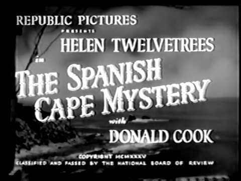 The Spanish Cape Mystery (1935) Full Movie | Public Domain | Donald Cook in an Ellery Queen Mystery