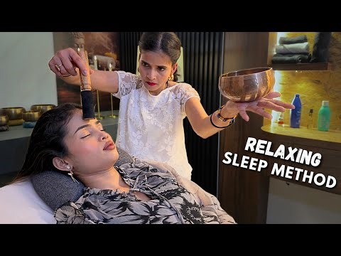 Sleep In 10 Minutes | ASMR Head Massage for Relax Sleep