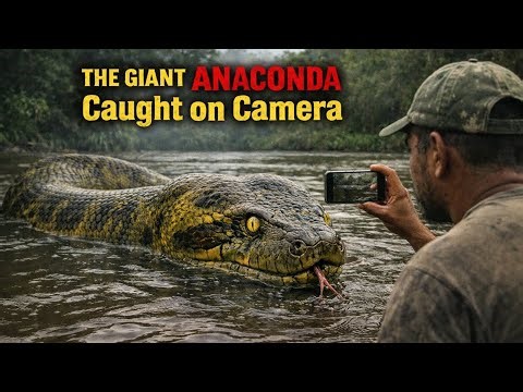 The Giant Anaconda Caught on Camera: Fishermen Face the Real Power of the Amazon