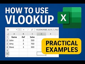 VLOOKUP in Excel | Complete Explanation with Easy Examples | Common Mistakes & How to Fix Them