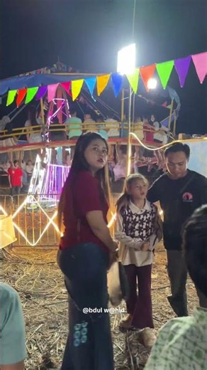 Liburan di pasar malam Sidorekso Kaliwungu kudus