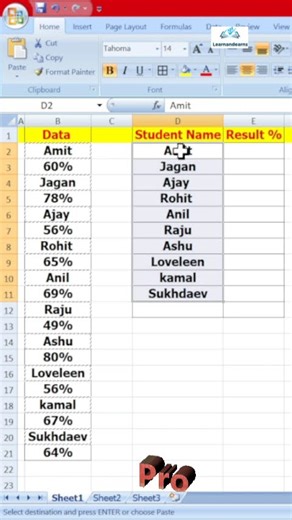 How to Separate Data in Excel