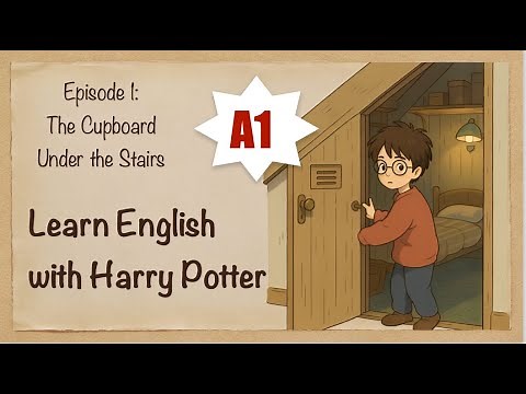 Learn English with Harry Potter | Episode 1: The Cupboard Under the Stairs