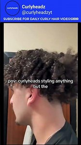 SUBSCRIBE FOR DAILY CURLY HAIR CONTENT ❤️❤️ via/ @arab.curls on TikTok