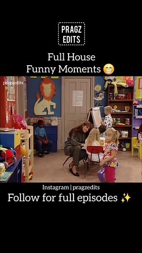 Sitcom Series 🎭 | Reels 🎬 | Edits ✂️ by Pragz on Instagram: "Full House funny moments 😅"