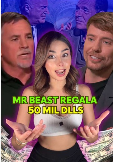 Mr Beast Regala 50 mil Dlls en un negocio! 😱😱 #mrbeast #sarktank #tiburones #chisme #chismesito