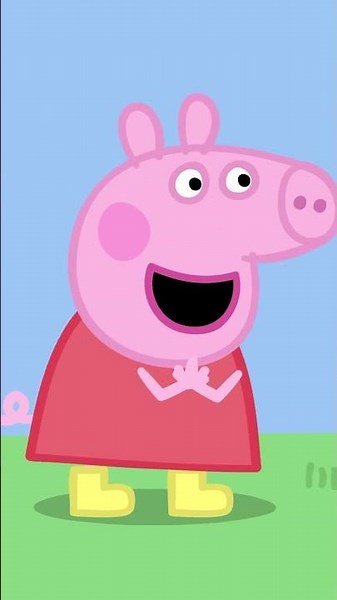Jumping in Muddy Puddles 🌧️ #shorts #peppapig