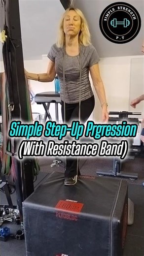 Step-Up Progression With Resistance Band (Simple & Effective)