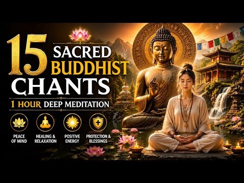 🪷 15 Sacred Buddhist Chants | 1 Hour Deep Meditation for Peace, Healing & Positive Energy