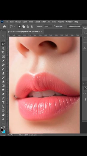 how to change lips colour in photoshop |#photoshop #tutorial #tips #shorts