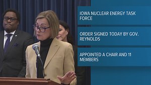 Iowa Gov. Kim Reynolds signs executive order creating nuclear energy task force