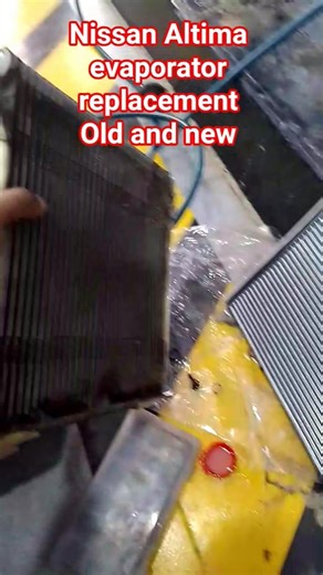 nissan altima evaporator replacement old and new #automobile
