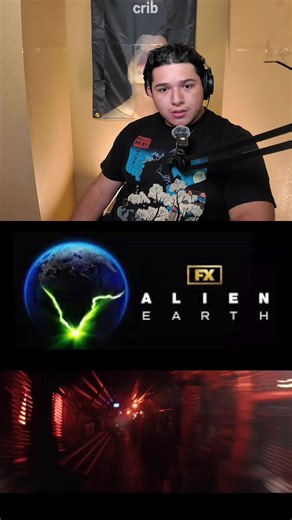 Alien: Earth Season 1 Episode 1 [NEVERLAND] we get a good look at our Xenomorph in brutal action! - - - - #alien #reaction #alienearth #fyp #horror