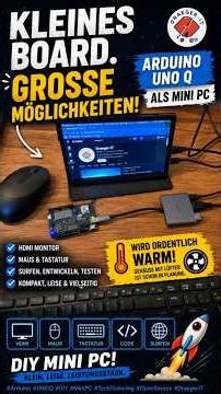 Arduino UNO Q als Mini-PC #arduino #computer #pc #coding