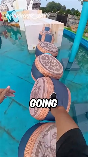 He Tried the Hardest Ninja Parkour CourseEver!(@parkour_jay9) #ninja #shorts #parkour #challenge