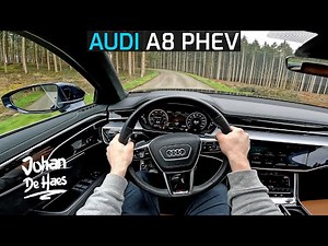 2023 AUDI A8 60 TFSI e QUATTRO PHEV 462 HP POV TEST DRIVE