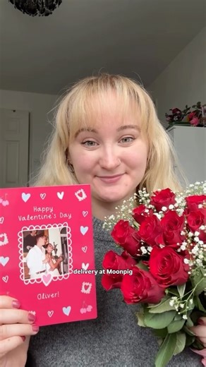 Moonpig on Instagram: "YES. WE. WANT. FLOWERS! Get a card and flowers for under £20 delivered in time for Valentine’s Day - you’re welcome! Order yours in the link in our bio."