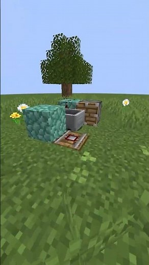 Minecraft Detector Rail Farm Tutorial⚒️🛤️ #minecraft #shorts