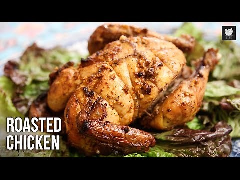 Easy Whole Roasted Chicken Recipe | Oven-Roasted Chicken at Home