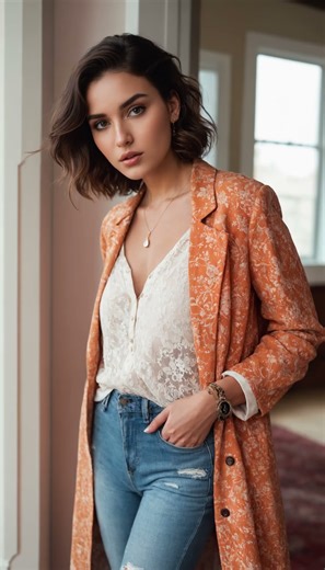 Wind, Denim & Attitude — Zella’s Street Editorial Shot