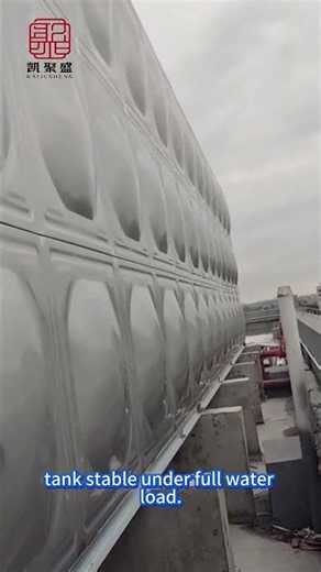 Stainless Steel Assembled Water Tank Installation