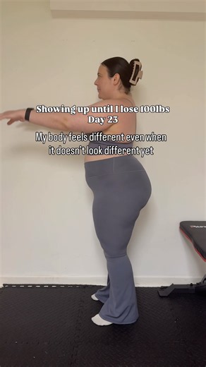 Showing up until I lose 100lbs Day 23 💪 #fitnessjourney
