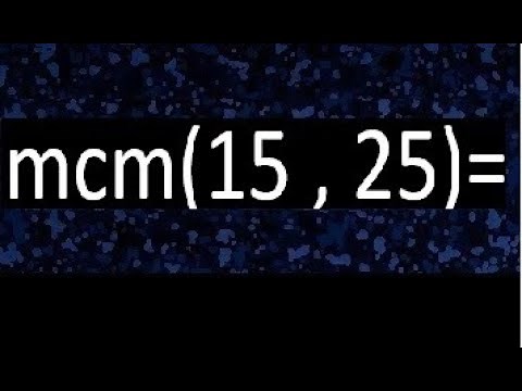 Least common multiple of 15 and 25. lcm(15,25)