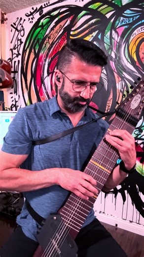 Making progress on the melodic house cover of [Popcorn] on Chapman Stick 🍿🎶