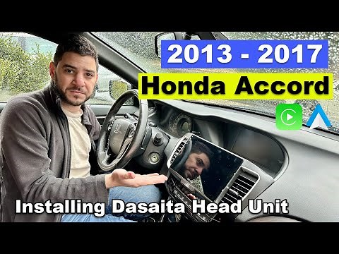 DIY 2013 2014 2015 2016 2017 Honda Accord - Installing Dasaita Head Unit I CarPlay & Android Auto