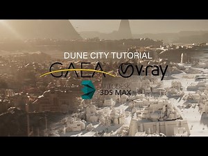 What I did on the DUNE CITY project | 3DSMax, Vray, Gaea, Speedtree
