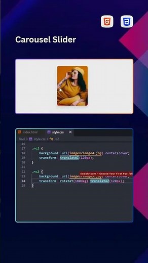 Carousel Slider Animation using CSS Create Infinite Image