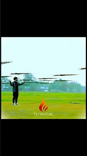 Chinese Student Controls Flying Sword Drones with Hand Gestures!