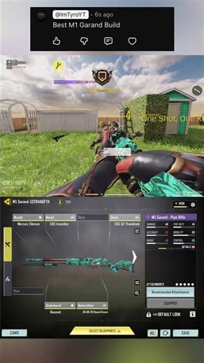 Best M1 Garand Build (M1 Garand-1D2B4A6F7A) - Season 2 COD Mobile 2026