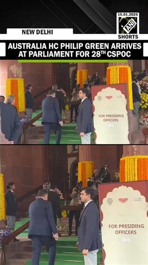 Australia High Commissioner Philip Green arrives at Parliament for 28th Commonwealth Speakers’ Conf