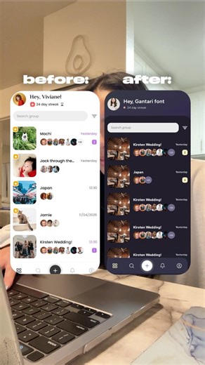 Dark mode or light mode?? Come with me to change my app design and work with my team! #cozywfh