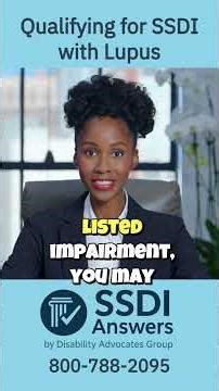 Qualifying for SSDI with Lupus