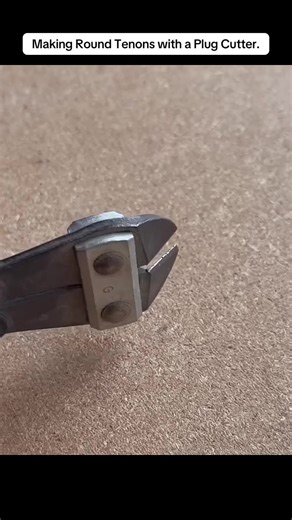 Making Round Tenons with a Plug Cutter.