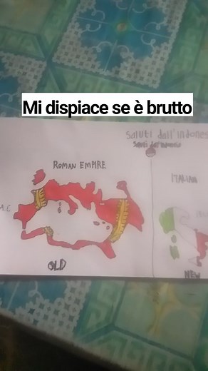 Questa è la versione italiana, amici. Quali altre versioni regionali arriveranno prossimamente? Commentate qui sotto. Scusate se la mia foto è brutta😊 #semuaorang #masukberandafyp #Italia #Indonesia #Hiburan #romawi #sejarah | Nober Riski Vlex